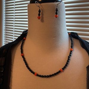 Bead Necklace & Earring set